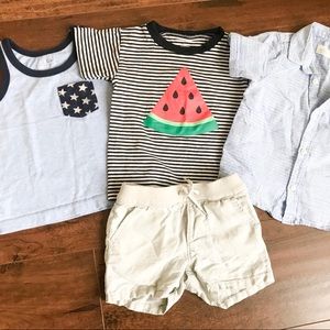 Baby boy Mix and Match outfit Baby Gap, Zara